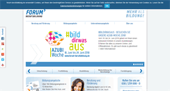 Desktop Screenshot of forum-berufsbildung.de